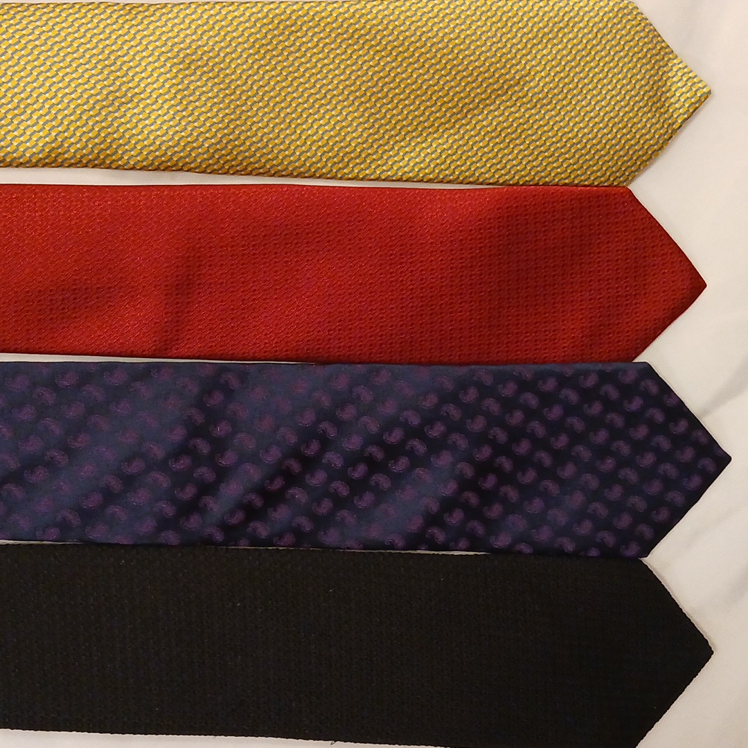 Tom James Silk Ties Lot Of 4